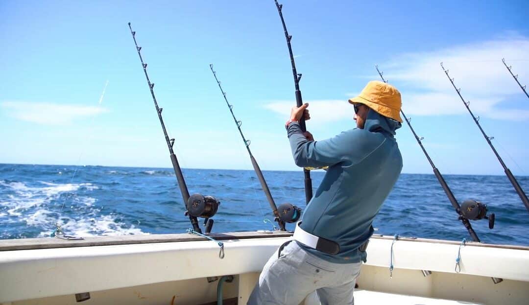 Sortie pêche en mer au large du bassin d’Arcachon